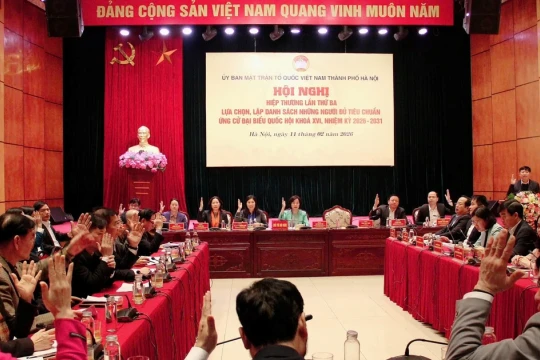 Hà Nội: Có 13 người xin rút hồ sơ ứng cử đại biểu Quốc hội khóa XVI