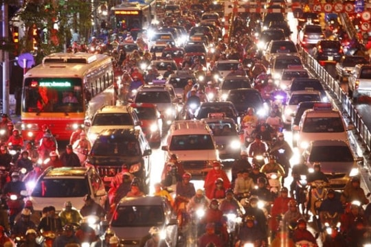 Muốn 'né' tắc đường khi rời Hà Nội về quê ăn Tết, hãy đi theo các tuyến này
