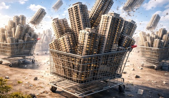 Tồn kho bất động sản 2025 đạt mức kỷ lục: Novaland ở nhóm đứng đầu