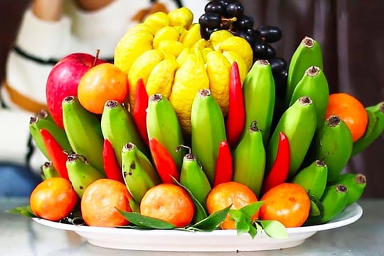 Vì sao mâm cỗ Tết phải chưng ngũ quả?