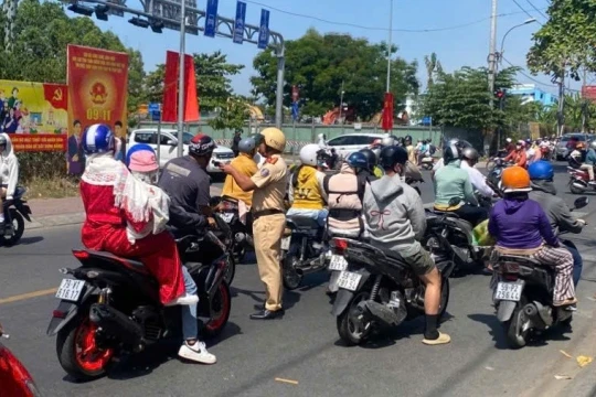 TPHCM xử lý hơn 10 nghìn trường hợp vi phạm giao thông dịp Tết