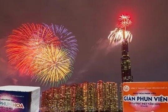 Từ ngày 15/3, doanh nghiệp thuộc Bộ Công an được sản xuất pháo hoa nổ