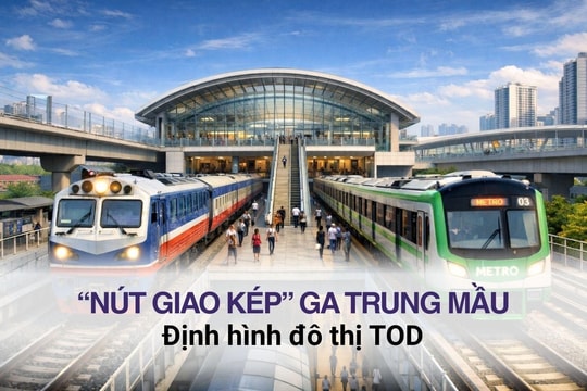 Ga Trung Mầu: Định hình đô thị TOD với “nút giao kép” đường sắt quốc tế và Metro
