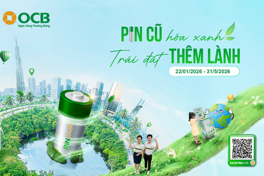 Hàng ngàn khách hàng hưởng ứng chiến dịch thu gom pin cũ giai đoạn 2 của OCB