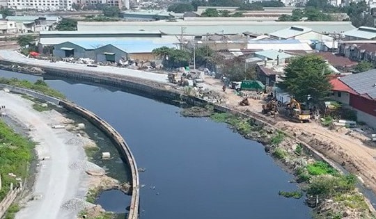 Kênh dài nhất TP. HCM trễ tiến độ 10 gói thầu, dự kiến hoàn thành trong năm nay