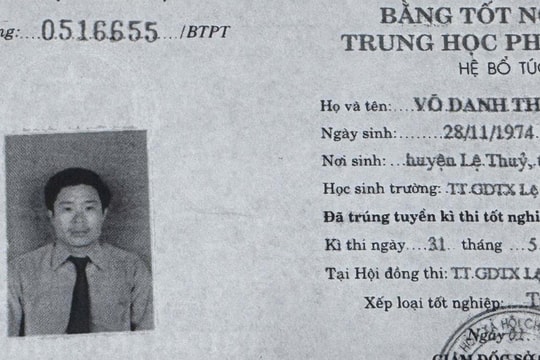 Chủ tịch Ủy ban MTTQ cấp xã học THPT khi chưa tốt nghiệp THCS?