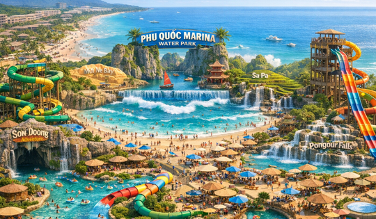 Việt Nam sắp có thêm 1 công viên nước chủ đề với 5 không gian lấy cảm hứng từ Vịnh Hạ Long, Mũi Né, Sơn Đoòng, Sa Pa và thác Pongour