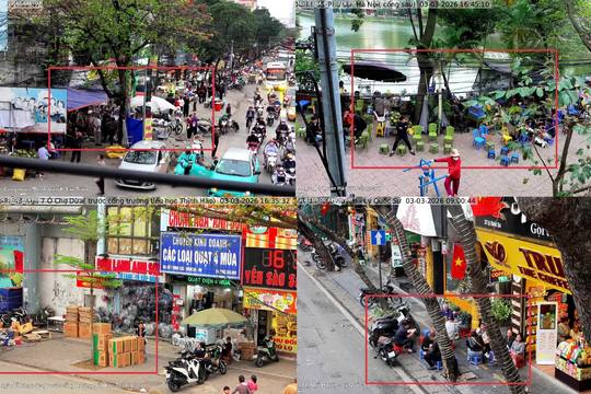 'Phạt nguội' hơn 300 trường hợp vi phạm trật tự đô thị: Các chủ cửa hàng, quán ăn... chú ý!