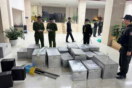 Khám xét khẩn cấp, bắt Giám đốc Cường ‘Cát’: Tịch thu nhiều vũ khí quân dụng và ma túy