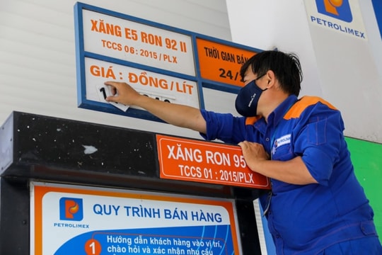Giá xăng dầu giảm mạnh bắt đầu từ 22h đêm nay: RON 95 giảm gần 4.000 đồng, tối đa có loại giảm tới 8.000 đồng/lít