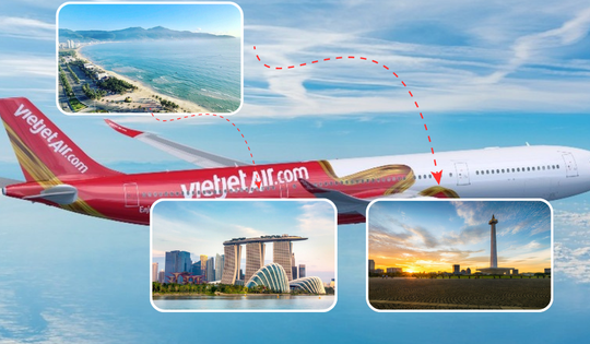 Việt Nam sắp có thêm đường bay thẳng kết nối TP biển nổi tiếng miền Trung đến 'quốc đảo Sư Tử'