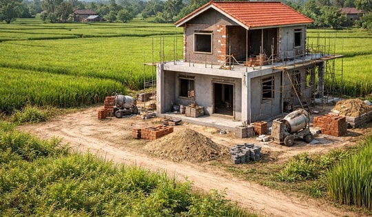 Từ bây giờ, tự ý xây nhà trên đất nông nghiệp có thể bị phạt đến 200 triệu đồng