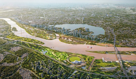 Liên danh Đại Quang Minh gửi đề xuất khi tiến độ quy hoạch sông Hồng chậm trễ