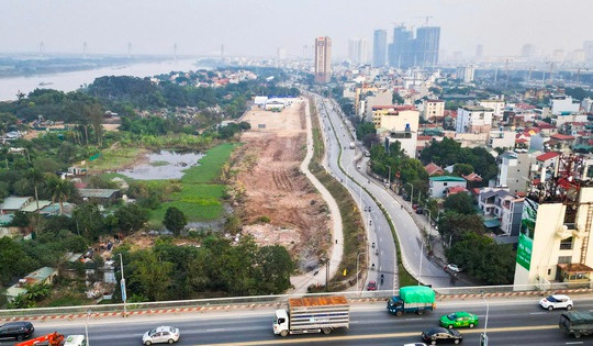 Hình thành công viên gần 20ha với quảng trường nhạc nước nằm ngay Trục Đại lộ Cảnh quan sông Hồng