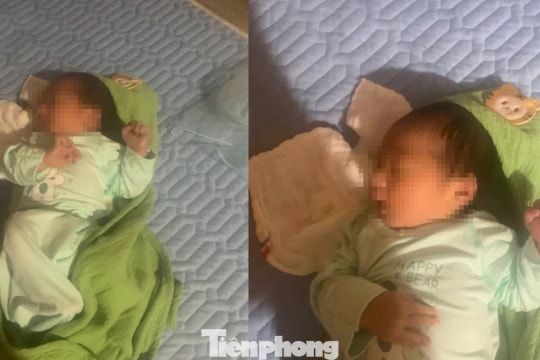 Phát hiện bé trai sơ sinh đặt trước cổng nhà dân lúc 3h sáng