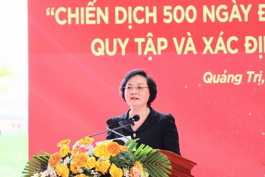 Chính thức phát động ‘Chiến dịch 500 ngày đêm đẩy mạnh thực hiện tìm kiếm, quy tập và xác định danh tính hài cốt liệt sĩ’