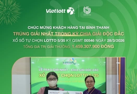 Chị P. bất ngờ trúng thưởng tiền tỷ của Vietlott sau lần mua ‘thử cho biết’