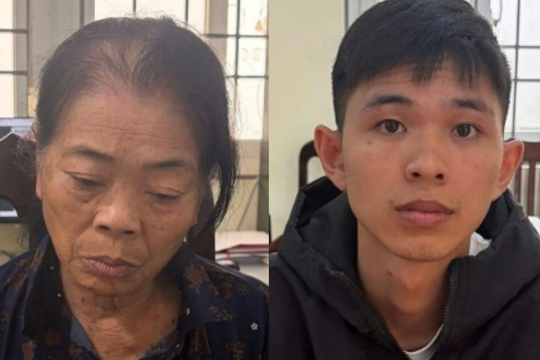 Bắt cụ bà Đinh Thị Hải SN 1959, tịch thu 1 gậy bóng chày và 1 máy cắt sắt cầm tay