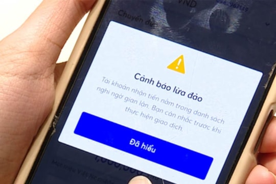 Chặn gần 4.000 tỷ đồng giao dịch ngân hàng sau cảnh báo