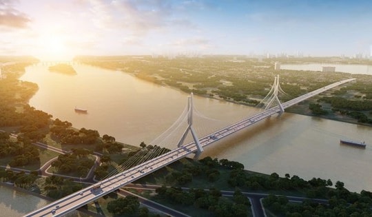 Siêu cầu gần 20.000 tỷ bắc qua dòng sông biểu tượng có bóng dáng Vingroup điều chỉnh phương pháp thi công, chạy đua về đích dịp 2/9