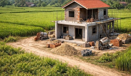 Kể từ nay, xây nhà trên đất nông nghiệp có thể bị phạt đến 200 triệu đồng