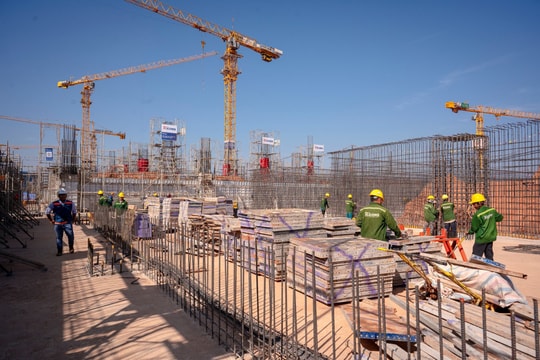 Sân bay Long Thành hiện đang thiếu 5.000 công nhân, gây áp lực lên tiến độ