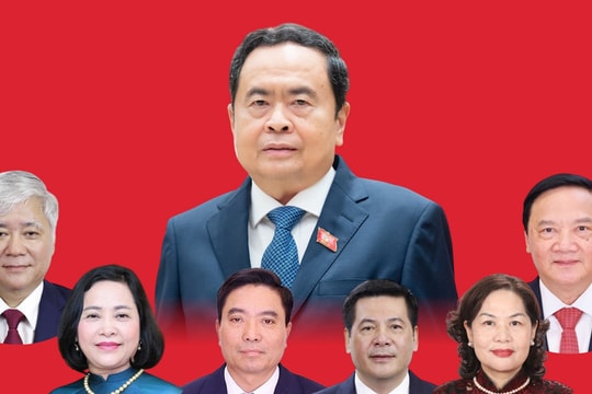 Lãnh đạo Quốc hội gồm Chủ tịch và 6 Phó Chủ tịch