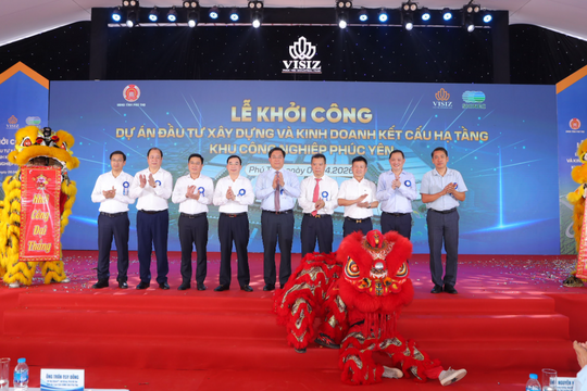 Khởi công KCN Phúc Yên 111ha - 'thỏi nam châm' mới hút dòng vốn công nghệ cao về Phú Thọ