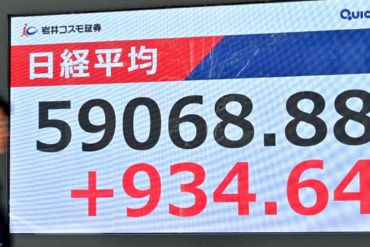 Nikkei 225 lập đỉnh lịch sử, chứng khoán châu Á tăng mạnh nhờ kỳ vọng đàm phán Mỹ - Iran