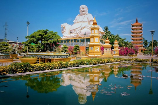 'Đại công trình' 250 tấn đưa Việt Nam đứng chung BXH thế giới với Trung Quốc, Thái Lan: Tọa lạc tại ngôi chùa lập kỷ lục nổi tiếng