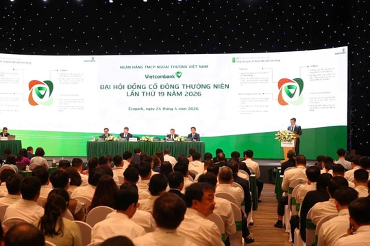 ĐHĐCĐ Vietcombank: Dự kiến chi 20.332 tỷ đồng để trả cổ tức, thành lập ngân hàng con tại VIFC