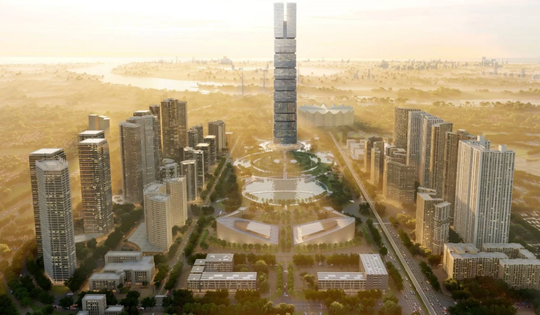 Việt Nam sẽ xây tòa nhà chọc trời cao gấp rưỡi Landmark 81 với thiết kế táo bạo, tọa lạc tại TP trung hòa carbon đầu tiên trên thế giới