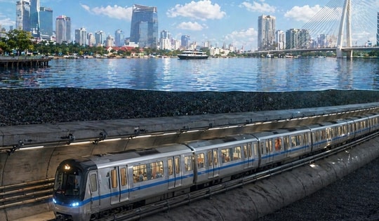Chỉ 1 ngày nữa, THACO của tỷ phú Trần Bá Dương chính thức khởi công tuyến metro đi ngầm xuyên sông độc đáo: Dài 6km, là hành lang kết nối 2 siêu sân bay lớn nhất cả nước
