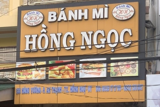 Phạt 90 triệu, đình chỉ hoạt động tiệm bánh mì nổi tiếng