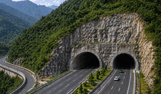 Việt Nam xây dựng hầm xuyên núi chưa từng có trong lịch sử tại nơi được mệnh danh là ‘Thuỵ Sĩ của đất nước’, rút ngắn thời gian di chuyển từ 2 giờ còn 10 phút