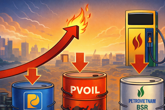 Petrolimex, PV OIL và BSR chịu áp lực từ hàng tồn kho lên kỷ lục nhưng vòng quay chậm lại