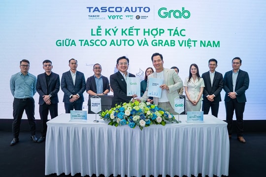 Cú bắt tay Grab và Tasco Auto: Tài xế công nghệ hưởng lợi gì từ làn sóng xe điện?