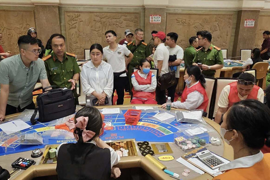 Khám xét khẩn cấp loạt khách sạn, tịch thu tang vật hơn 300 tỷ đồng, bắt 66 người đa quốc gia