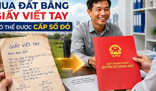 Người dân mua đất bằng giấy viết tay đón tin vui lớn: Có thể được cấp sổ đỏ nếu đáp ứng điều kiện này