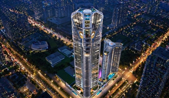 Việt Nam sắp có siêu tháp chọc trời 75 tầng với kiến trúc mang đậm dấu ấn Á Đông, tương lai là 'nóc nhà miền Bắc', có sự góp sức của chuyên gia nước ngoài