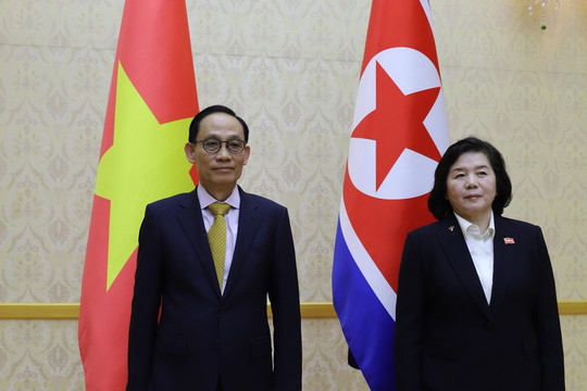 Đặc phái viên của Tổng Bí thư, Chủ tịch nước Tô Lâm làm việc tại Triều Tiên