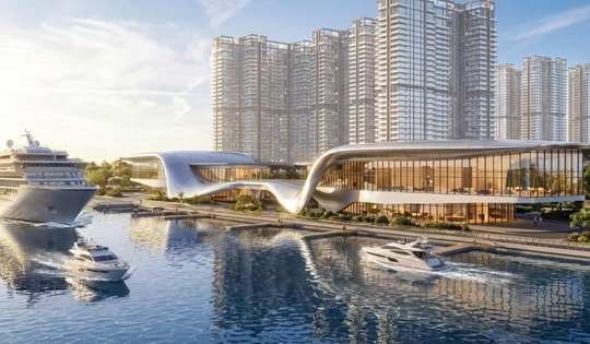 Sắp hình thành bến du thuyền cao cấp đầu tiên trên sông Hồng, tọa lạc tại cửa ngõ phía Đông Thủ đô