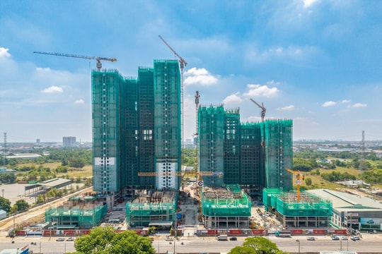 Dự án La Pura do Phát Đạt phát triển cất nóc tòa tháp đầu tiên trước tiến độ 20 ngày