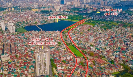 Tăng tốc giải phóng mặt bằng tuyến vành đai gần 9.000 tỷ xuyên tâm Thủ đô, đoạn qua Thanh Xuân