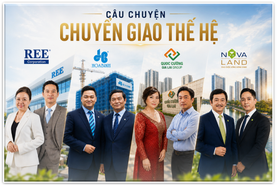 Từ REE, Hoà Bình đến Quốc Cường Gia Lai và Novaland: Bài toán chuyển giao thế hệ tại doanh nghiệp niêm yết