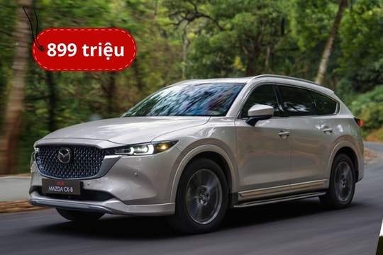 Sở hữu Mazda CX-8 chỉ với 899 triệu, dòng xe SUV 7 chỗ Nhật Bản phả hơi nóng vào Hyundai Santa Fe