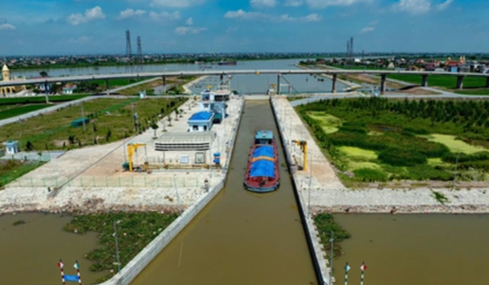 Kênh đào lớn nhất Việt Nam chính thức vận hành