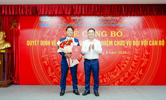 Phó Giám đốc VietinBank TP.HCM được bổ nhiệm làm lãnh đạo VAMC