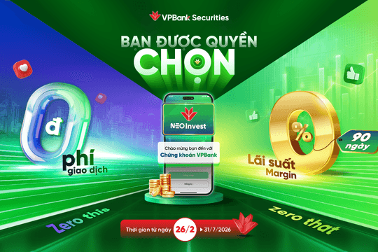 Đón sinh nhật 4 tuổi, VPBankS “chơi lớn” với loạt ưu đãi hỗ trợ nhà đầu tư