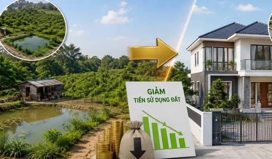 Kể từ nay, những trường hợp này sẽ được giảm tiền sử dụng đất khi chuyển đất vườn, ao sang đất ở